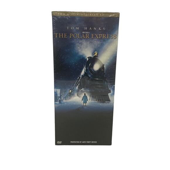 The Polar Express Starring Tom Hanks 2 Disc DVDs 2005 Widescreen Edition New - Picture 1 of 9